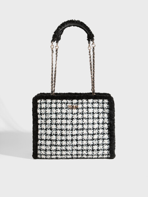 Женская сумка  GUESS CRISTI TOTE, Артикул HWQT8139230, черный | 4719659. Ракурс 1