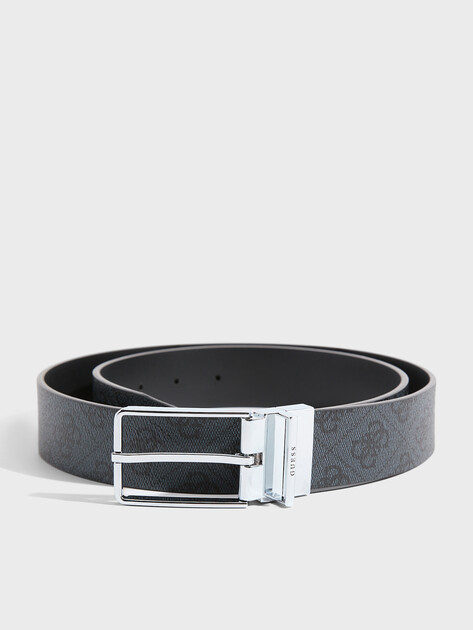 Мужской двусторонний ремень GUESS MILANO ADJ & REV BELT H35, Артикул BMAGLOP5235, темно-серый | 4719898. Ракурс 1
