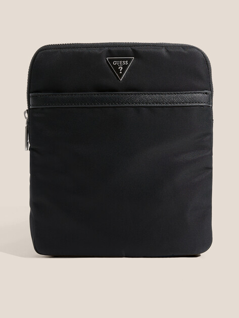 Мужская сумка  GUESS MILANO CROSSBODY FLAT, Артикул HMMINYP5223, черный | 4719959. Ракурс 1