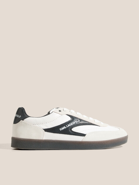 Мужские кеды KARL LAGERFELD KANDIDATE Lo Lace Mix, Артикул KL53855, белый | 4723714. Ракурс 1