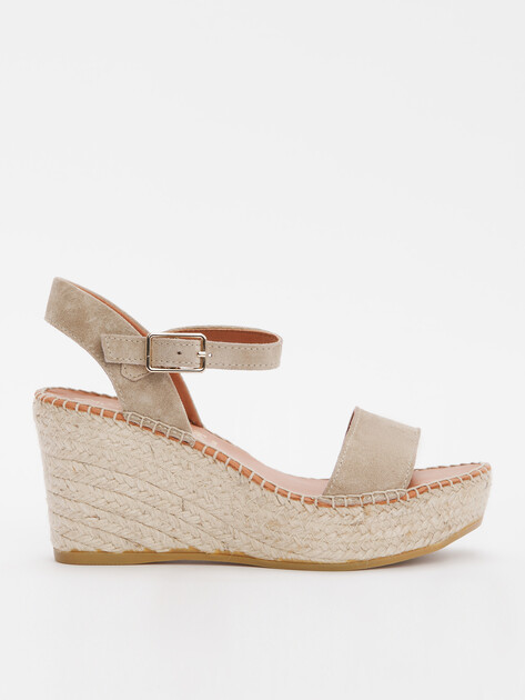 Босоножки LA MAISON DE L'ESPADRILLE, Артикул RV966-7, пыльно-бежевый | 4724101. Ракурс 1
