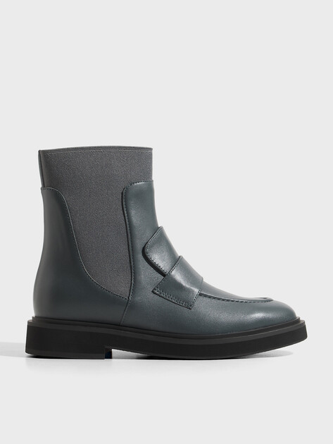 Женские челси TENDANCE, Артикул YS-58069-61, сине-серый | 4728414. Ракурс 1