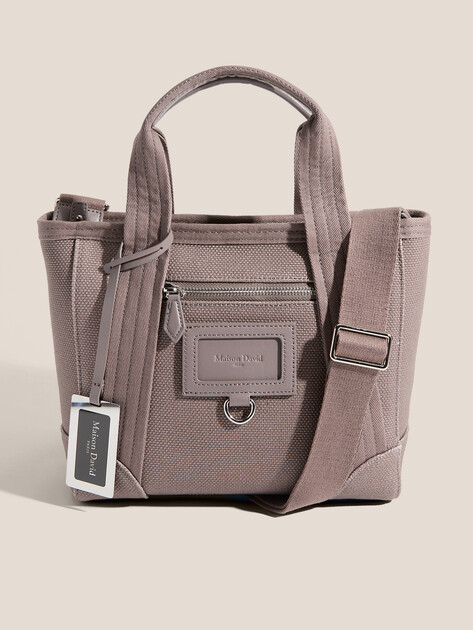 Женский тоут MAISON DAVID, Артикул SY6320, фиолетово-коричневый | 4740744. Ракурс 1