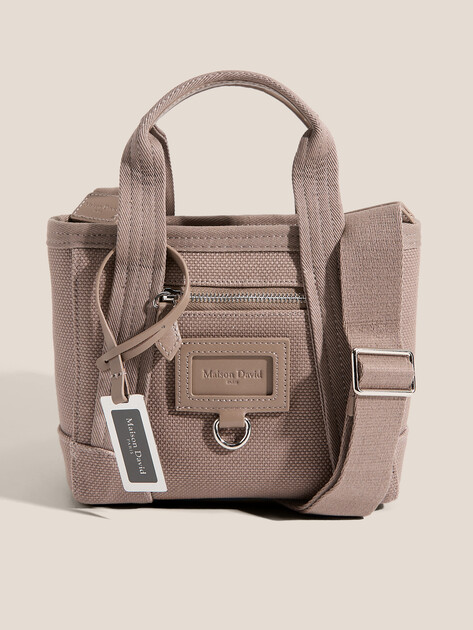 Женский тоут MAISON DAVID, Артикул SY6321, коричнево-серый | 4740771. Ракурс 1