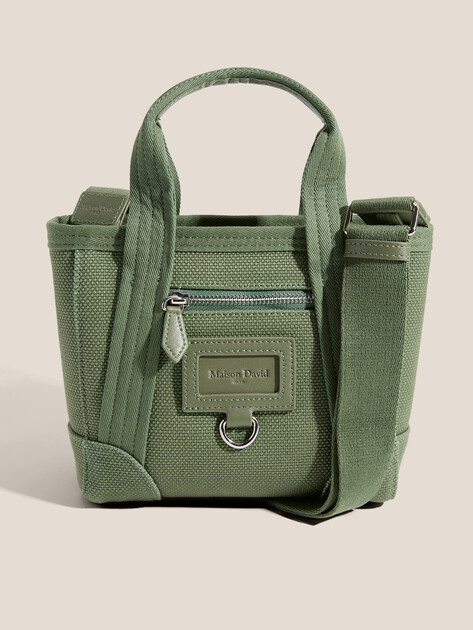 Женский тоут MAISON DAVID, Артикул SY6321, серовато-зеленый | 4740789. Ракурс 1