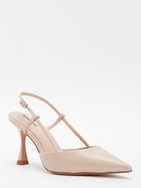 Женские туфли с открытой пяткой (слингбэк) LOLA CRUZ CARMEN PUMP, Артикул 107Z13BK (K), бежево-розовый | 4745762. Ракурс 1 Женские туфли с открытой пяткой (слингбэк) LOLA CRUZ CARMEN PUMP, Артикул 107Z13BK (K), бежево-розовый | 4745762. Ракурс 1