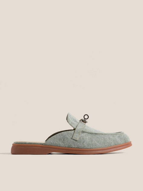 Мюли TENDANCE, Артикул YS-2299K-252, серо-зеленый | 4751630. Ракурс 1