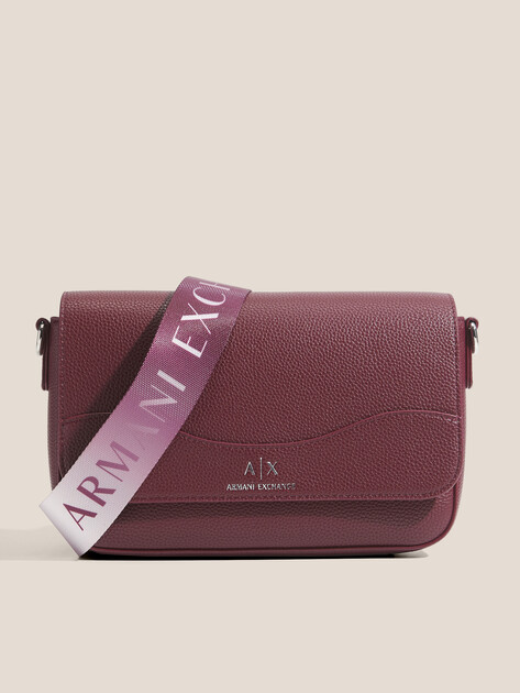 Кросс-боди ARMANI EXCHANGE WAVE CROSSBODY, Артикул 942912, бордовый | 4759789. Ракурс 1