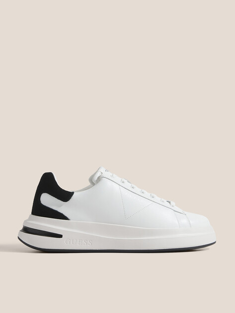 Мужские кеды GUESS ELBA, Артикул FMFLBALEA12, белый | 4766640. Ракурс 1
