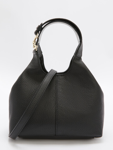 Женская сумка  COCCINELLE HANDBAG GRAINED LEATHER / NOIR, Артикул E1 SHA 58 01 01, черный | 4776827. Ракурс 1