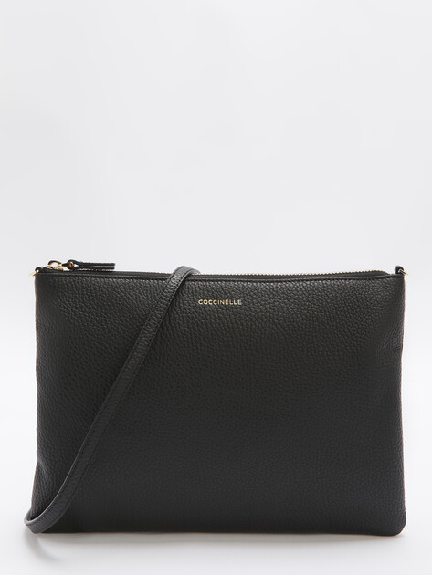 Кросс-боди COCCINELLE MINI BAG GRAINED LEATHER, Артикул E5 MMA 55 F4 01, черный | 4777052. Ракурс 1