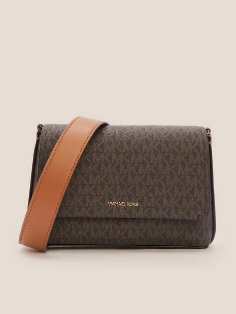 Кросс-боди MICHAEL KORS SM MESSENGER, Артикул 30T5G8ZM1B(K), темно-коричневый | 4795498. Ракурс 1