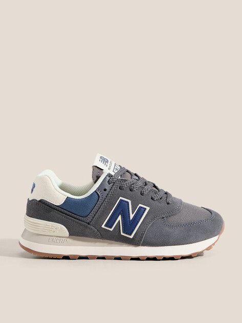 Женские кроссовки NEW BALANCE 574, Артикул WL574, темно-серый | 4795620. Ракурс 1