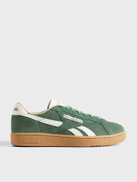 Кеды REEBOK CLUB C GROUNDS UK, Артикул CLUB C GROUNDS UK, зеленый | 4806079. Ракурс 1