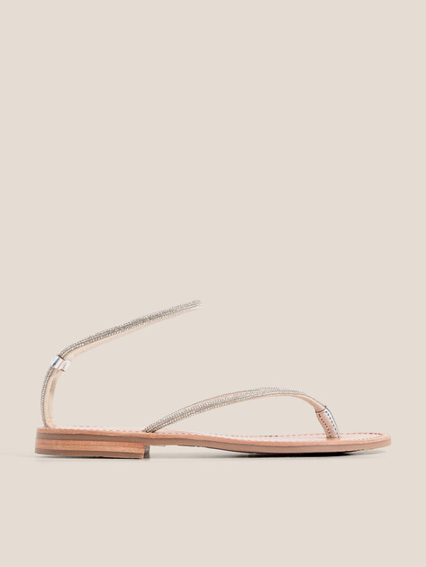 Женские сандалии LES TROPEZIENNES, Артикул HODEXFLIP, серебряный | 4813030. Ракурс 1