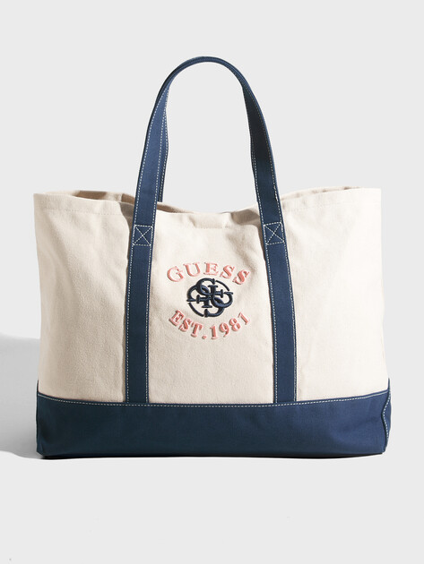Женский шоппер GUESS FANCY TOTE BAG, Артикул V6RZ04WL000, молочно-белый | 4814889. Ракурс 1