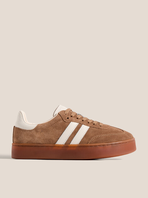 Женские кеды MAISON DAVID, Артикул TM3069F-41, светло-коричневый | 4816027. Ракурс 1