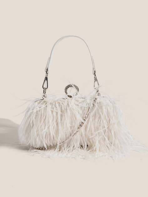 Клатч TENDANCE, Артикул SYZ25039, молочно-белый | 4819011. Ракурс 1