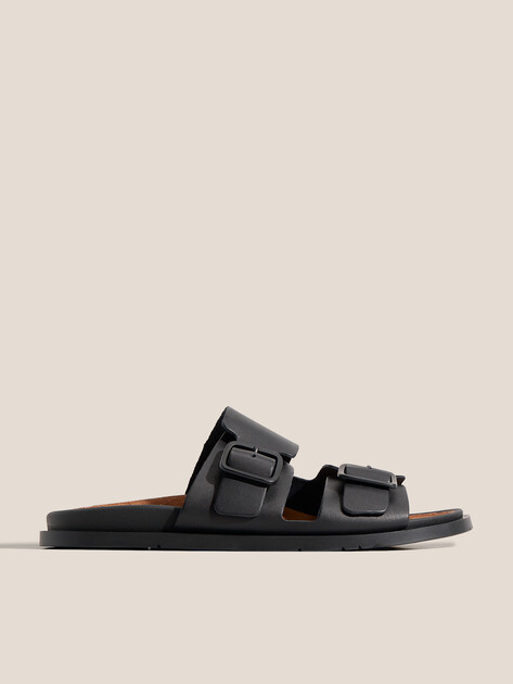 Мужские шлепанцы CAMPER Lluc Sandal, Артикул K101091, черный | 4822483. Ракурс 1