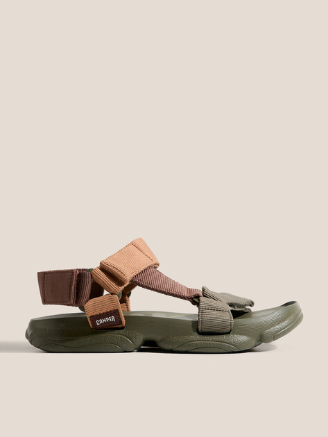 Женские сандалии CAMPER Karst Sandal, Артикул K201794, темно-коричневый | 4822603. Ракурс 1