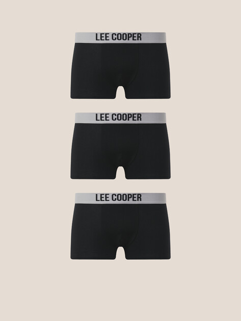 Мужские трусы 3 шт. LEE COOPER, Артикул LC-BXRS-003MFW, черный | 4825480. Ракурс 1