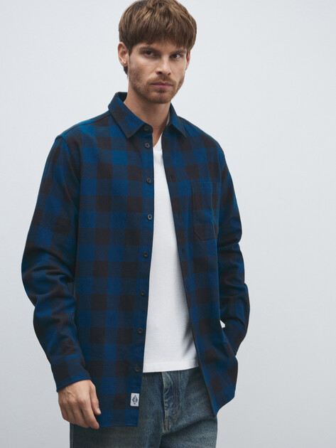 Мужская рубашка LEE COOPER, Артикул LC-SHIRT-060MFW, темно-синий | 4826228. Ракурс 1