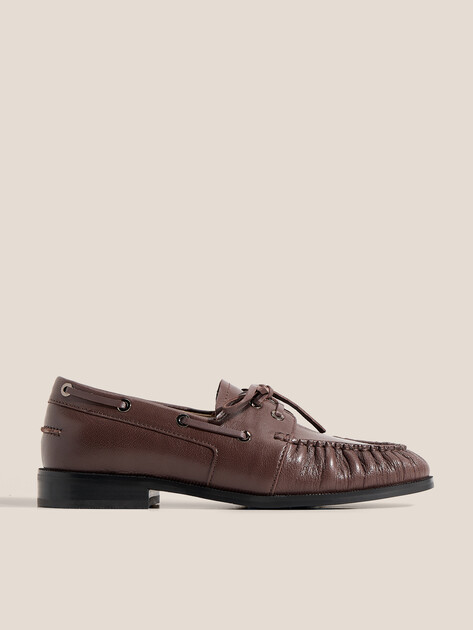 Женские топсайдеры TENDANCE, Артикул YS-58097A-2, серо-коричневый | 4834849. Ракурс 1