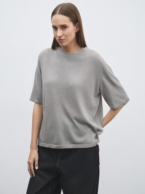 Женский джемпер MAISON DAVID, Артикул JSDY, серый | 4835582. Ракурс 1