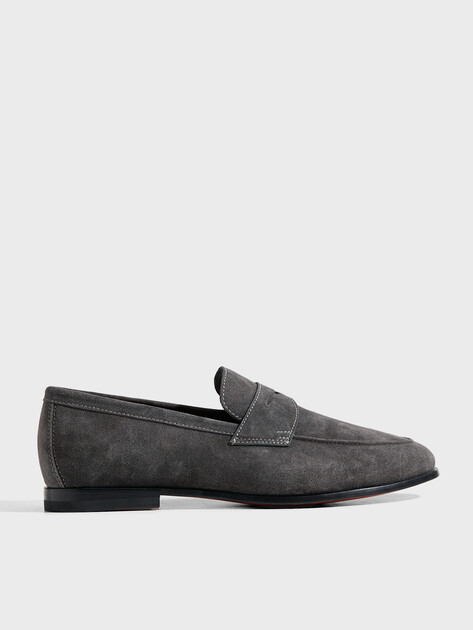 Мужские лоферы TENDANCE, Артикул HB-202526-BL, темно-серый | 4836326. Ракурс 1