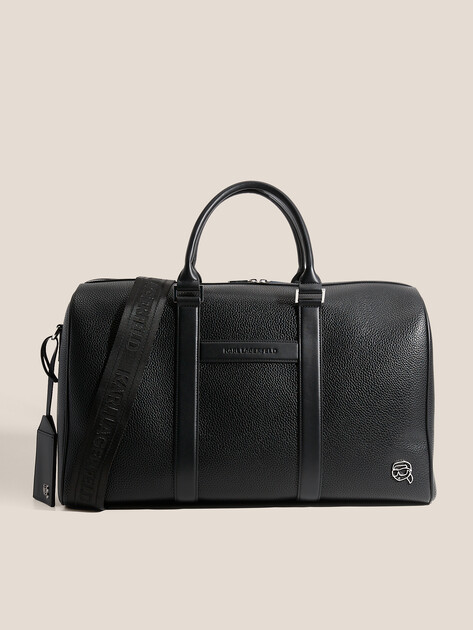 Мужская дорожная сумка KARL LAGERFELD k/ikon outline weekender, Артикул A3M30169, черный | 4836764. Ракурс 1