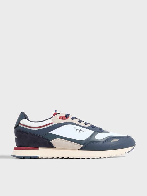 Мужские кроссовки PEPE JEANS BEXLEY URBAN M, Артикул PMS400022, темно-синий | 4839603. Ракурс 1