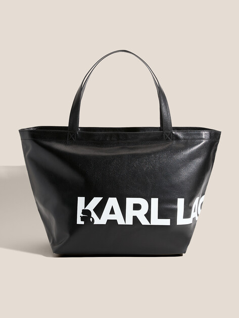 Женская сумка  KARL LAGERFELD k/essential coated shopper, Артикул A3W50029, черный | 4848854. Ракурс 1