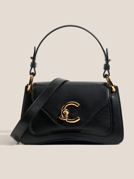 Женская сумка  COCCINELLE HANDBAG CALF SMOOTH LEATHER, Артикул E1 SSK 18 04 01, черный | 4854355. Ракурс 1