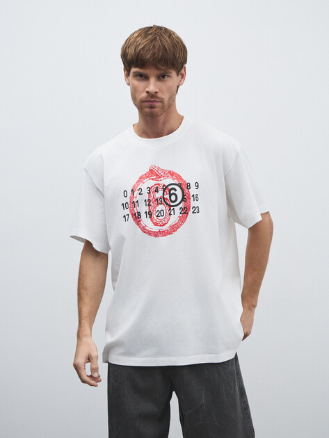 Футболки/поло MM6 MAISON MARGIELA T-SHIRT SH2GC0020 БЕЛЫЙ - купить