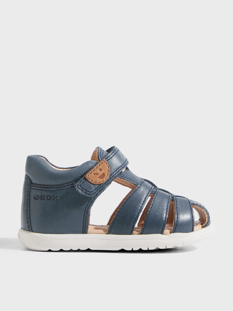 Детские сандалии GEOX B SANDAL MACCHIA BOY, Артикул B254VA, темно-синий | 4857551. Ракурс 1