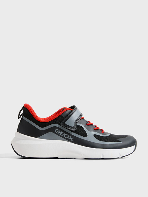 Детские кроссовки GEOX J PRO-RAN BOY, Артикул J65P7F, черный | 4857984. Ракурс 1