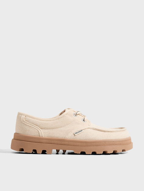 Женские дерби PALLADIUM DUNELITE MOC CUSH, Артикул 94660, светло-бежевый | 4861618. Ракурс 1