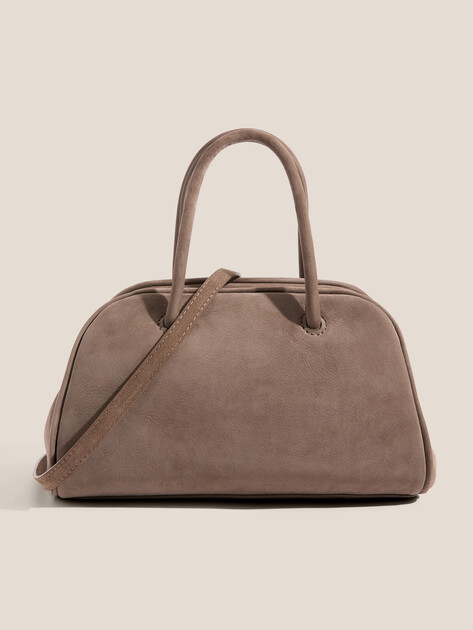 Женский тоут MAISON DAVID, Артикул JEANNE MINI, серовато-коричневый | 4866901. Ракурс 1