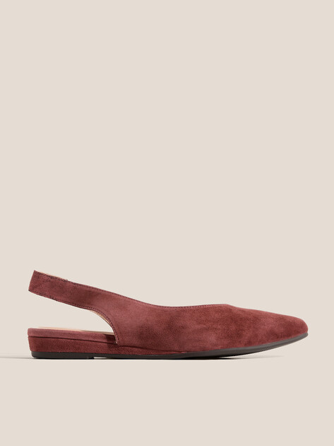 Балетки с открытой пяткой (слинг-бэк) TENDANCE, Артикул GL313-01, бордовый | 4872925. Ракурс 1