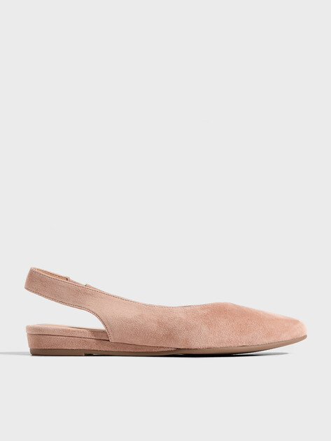 Женские балетки с открытой пяткой (слинг-бэк) TENDANCE, Артикул GL313-01, розово-бежевый | 4872932. Ракурс 1