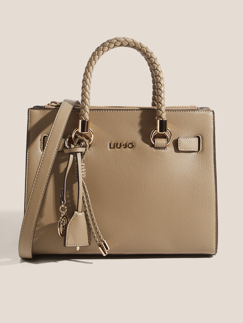 Женский тоут LIU∙JO CIRRY, Артикул AA6069, светлый хаки | 4883971. Ракурс 1