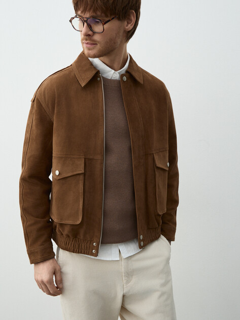 Мужская куртка MAISON DAVID, Артикул HJ-93344, коричневый | 4884066. Ракурс 1