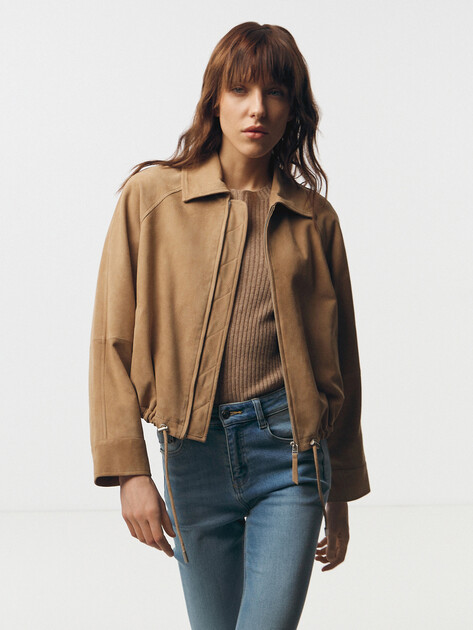 Женская куртка MAISON DAVID, Артикул HJ-92759, светло-бежевый | 4884133. Ракурс 1