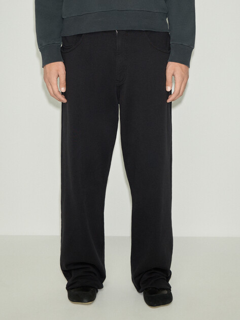 Мужские брюки MM6 MAISON MARGIELA, Артикул SH0KA0056, черный | 4887185. Ракурс 1