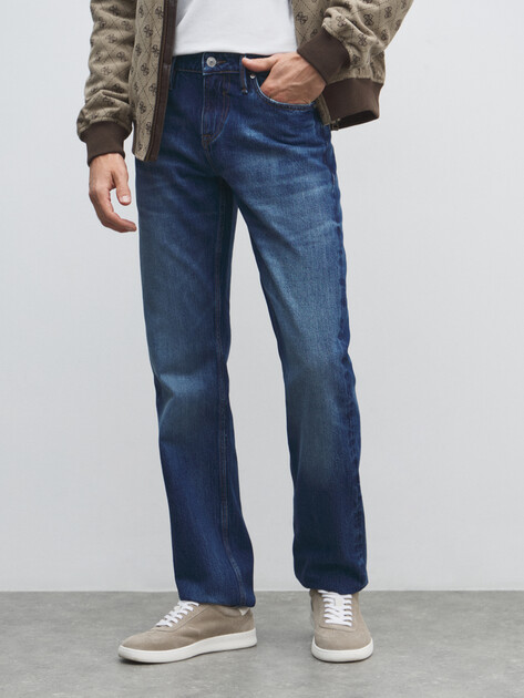 Мужские джинсы GUESS ANGELS, Артикул M5YAN2D5KT3, синий | 4890221. Ракурс 1