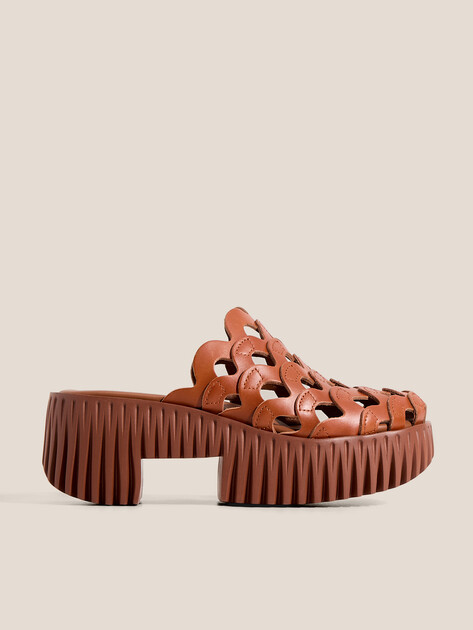 Сабо 4CCCCEES Plia Wave, Артикул Plia Wave, светло-коричневый | 4899027. Ракурс 1