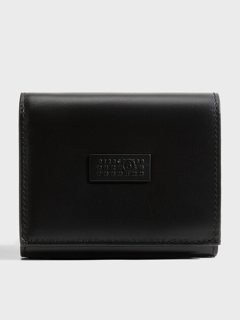 Портмоне MM6 MAISON MARGIELA TRIFOLD WALLET, Артикул SA6UI0030, черный | 4903023. Ракурс 1