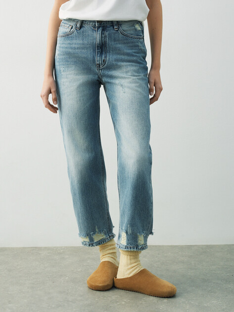 Женские джинсы MAISON DAVID, Артикул SH-131A, серо-синий | 4910030. Ракурс 1