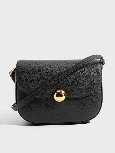 Женская сумка через плечо кросс-боди FURLA, Артикул FURLA MOONLIGHT S CROSSBODY ROUND, черный | 4912184. Ракурс 1