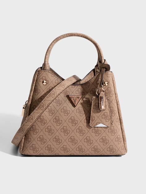 Женская сумка  GUESS MERIDIAN II SML GFRND CARRYALL, Артикул HWSG6974050, темно-бежевый | 4913543. Ракурс 1
